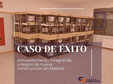 Caso de éxito: amueblamiento integral de colegios de nueva construcción en Madrid